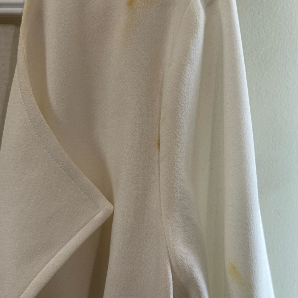 Suzy Shier Cream Open-Front Jacket - Picture 7 of 7